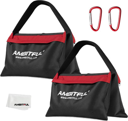 4 Packs Sandbags Weight Bags with Hook for Photography Studio Film