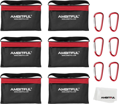 4 Packs Sandbags Weight Bags with Hook for Photography Studio Film