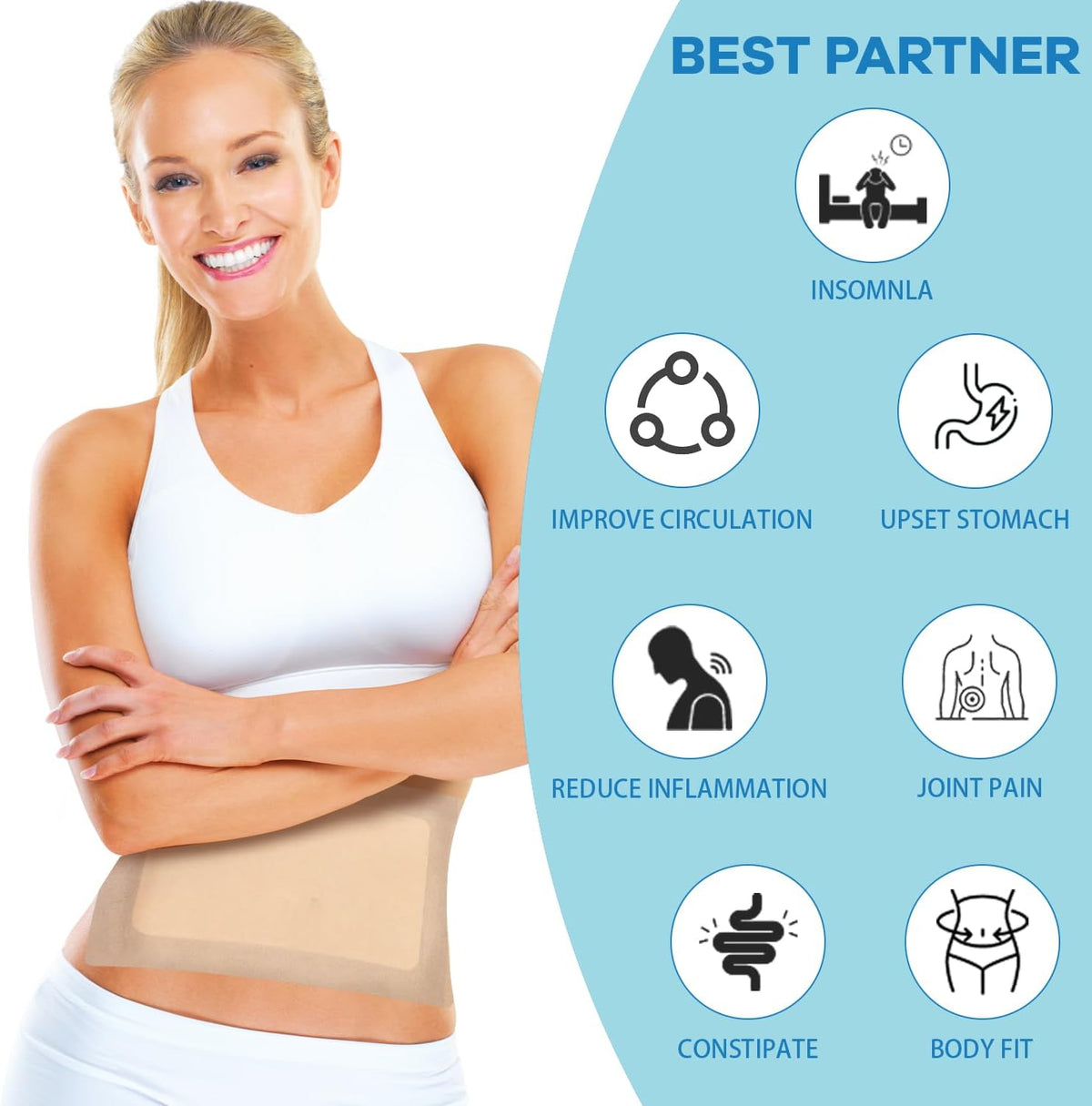 Disposable Castor Oil Patches, Castor Oil Pack Wrap