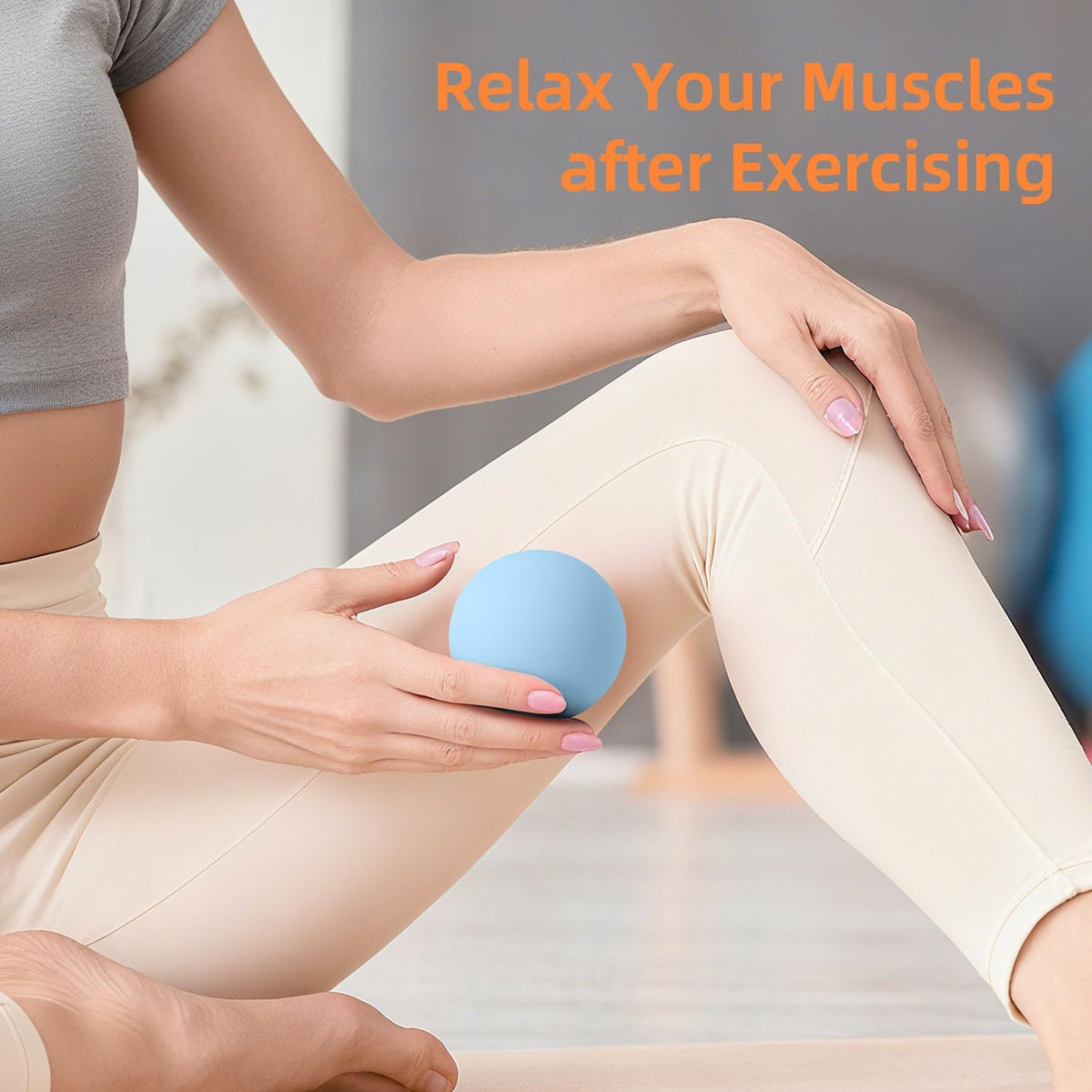 Massage Lacrosse Ball for Myofascial Release, Trigger Point Therapy