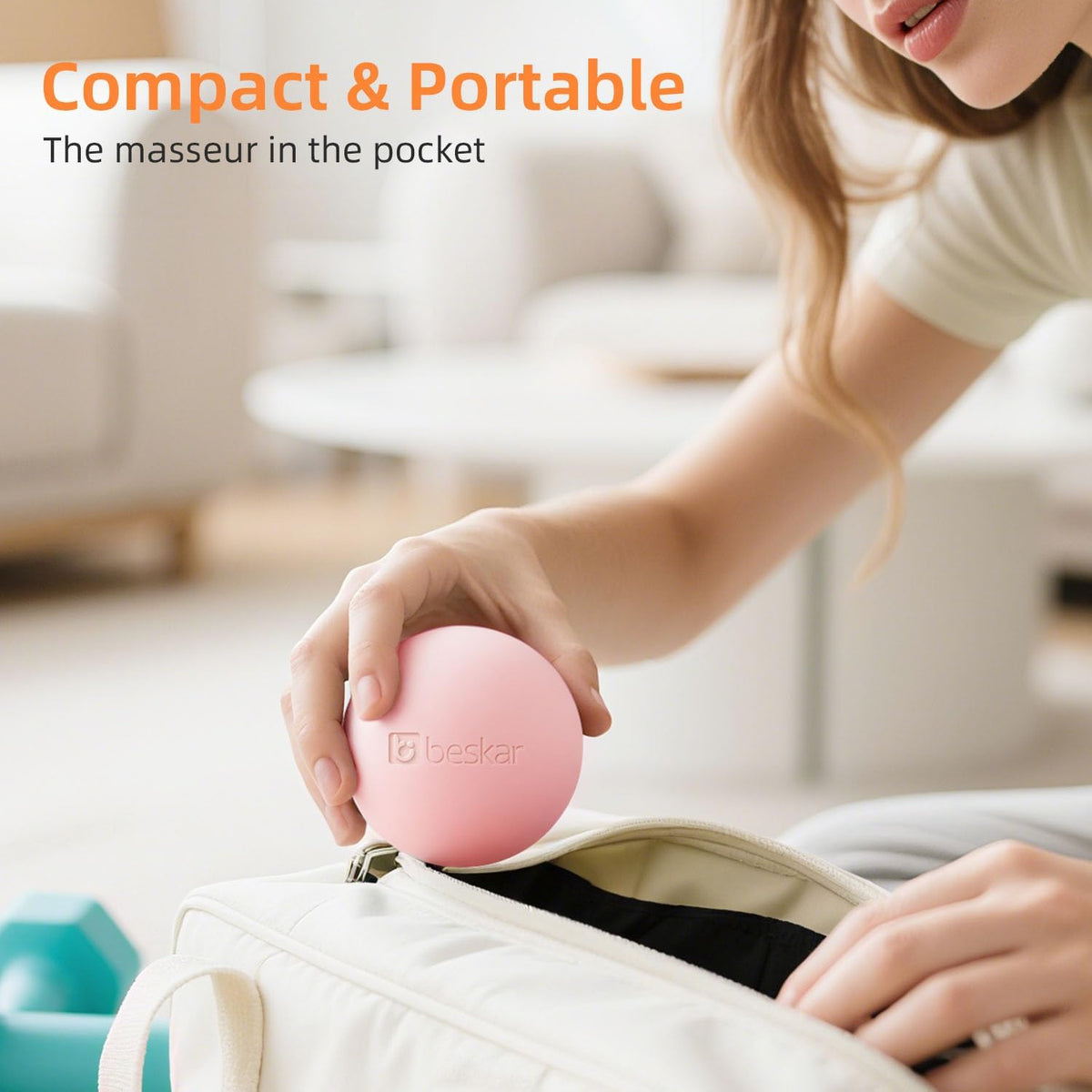 Massage Lacrosse Ball for Myofascial Release, Trigger Point Therapy