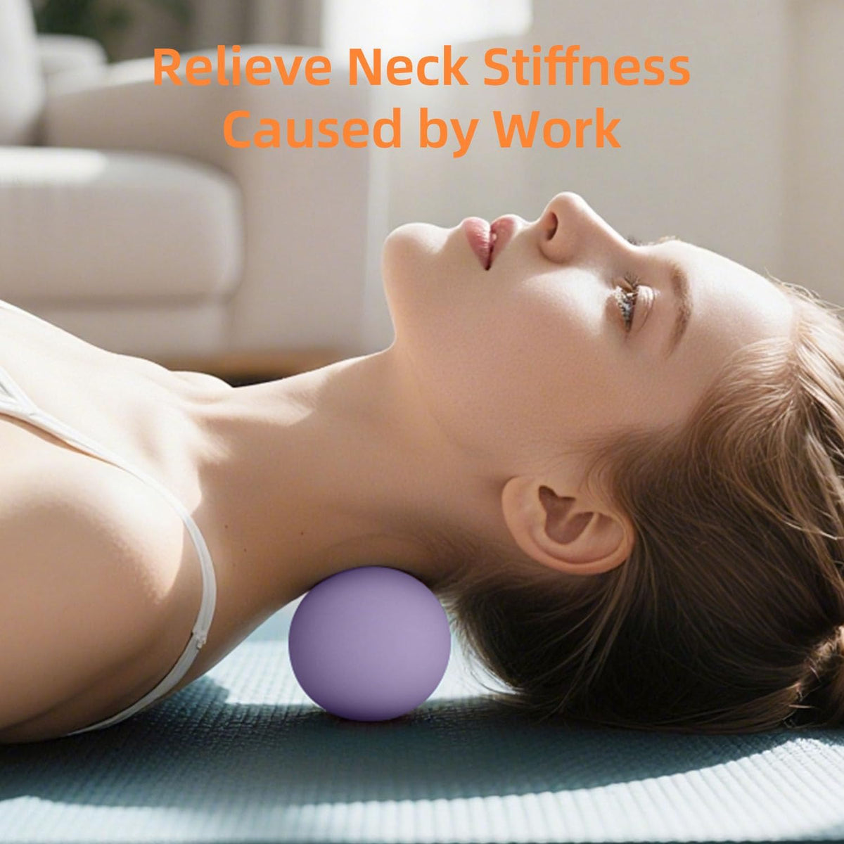 Massage Lacrosse Ball for Myofascial Release, Trigger Point Therapy