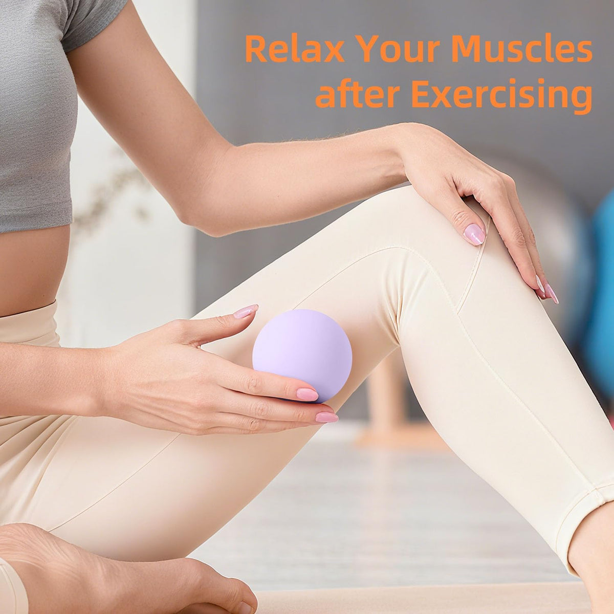 Massage Lacrosse Ball for Myofascial Release, Trigger Point Therapy
