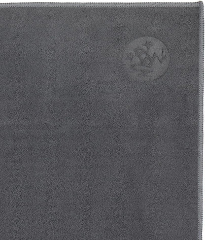 eQua Hot Yoga Mat Towel | Thunder | 71 x 24 in