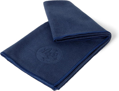 eQua Hot Yoga Mat Towel | Thunder | 71 x 24 in
