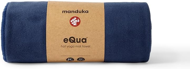 eQua Hot Yoga Mat Towel | Thunder | 71 x 24 in