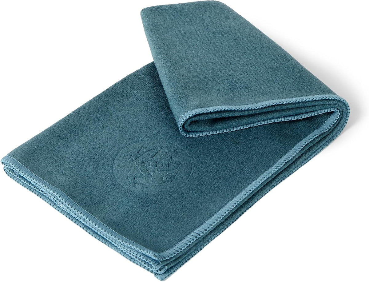 eQua Hot Yoga Mat Towel | Thunder | 71 x 24 in