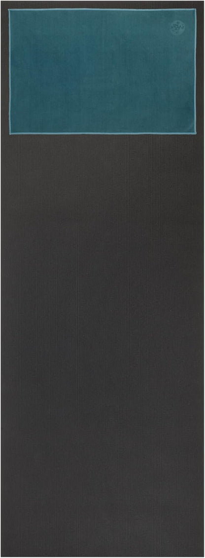 eQua Hot Yoga Mat Towel | Thunder | 71 x 24 in