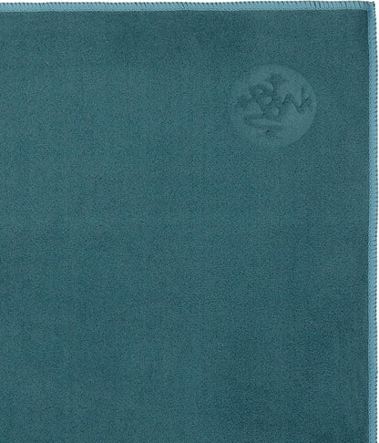 eQua Hot Yoga Mat Towel | Thunder | 71 x 24 in