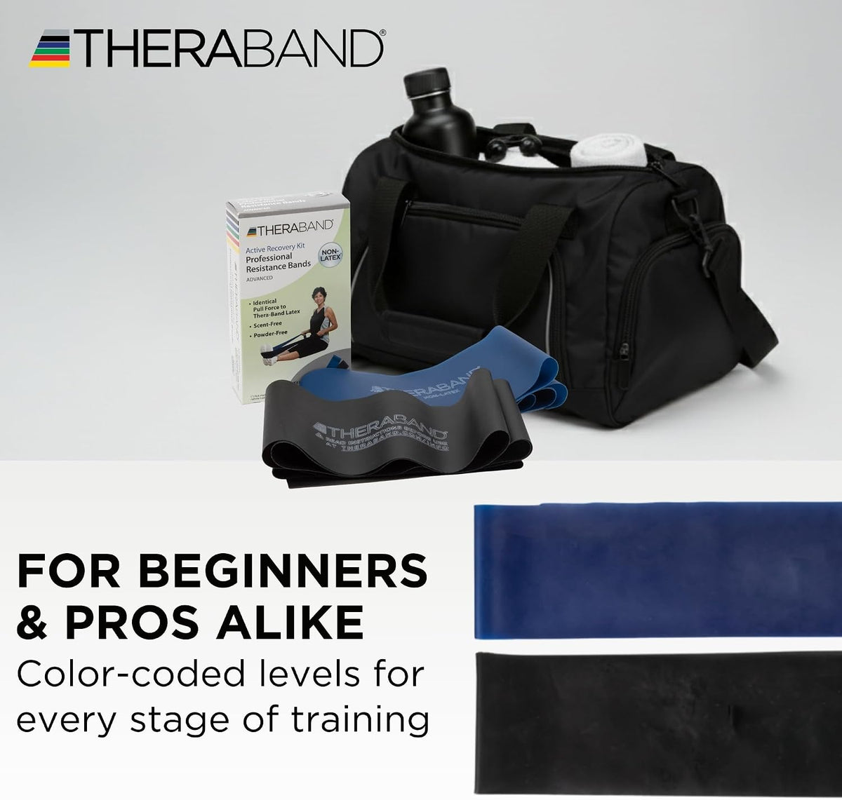 Resistance Bands Set, Elastic Bands for Exercise & Physical Therapy, Strength Training for Upper & Lower Body Fitness