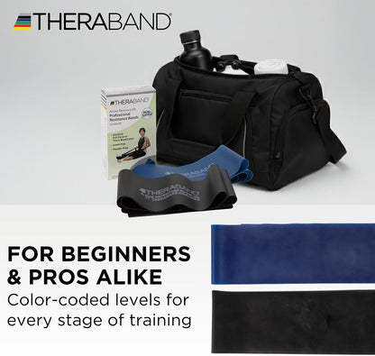 Resistance Bands Set, Elastic Bands for Exercise & Physical Therapy, Strength Training for Upper & Lower Body Fitness