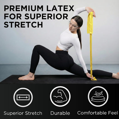 Resistance Bands Set, Elastic Bands for Exercise & Physical Therapy, Strength Training for Upper & Lower Body Fitness