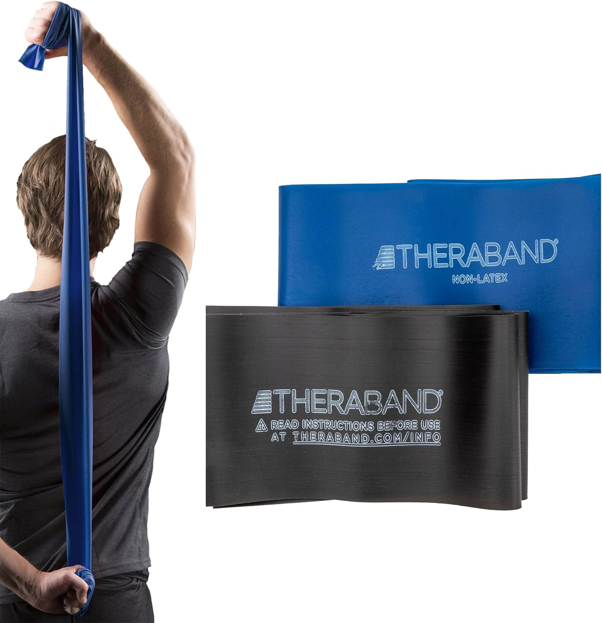 Resistance Bands Set, Elastic Bands for Exercise & Physical Therapy, Strength Training for Upper & Lower Body Fitness