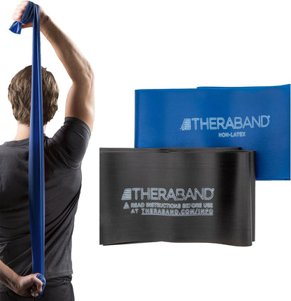 Resistance Bands Set, Elastic Bands for Exercise & Physical Therapy, Strength Training for Upper & Lower Body Fitness