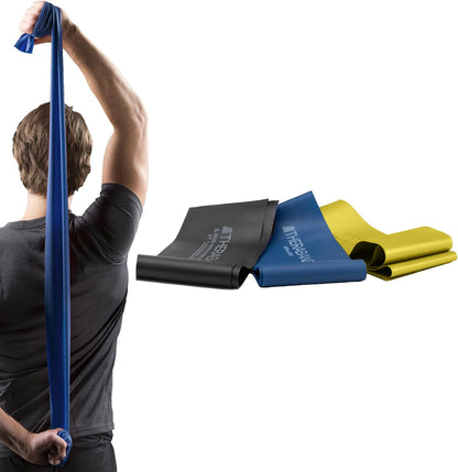 Resistance Bands Set, Elastic Bands for Exercise & Physical Therapy, Strength Training for Upper & Lower Body Fitness