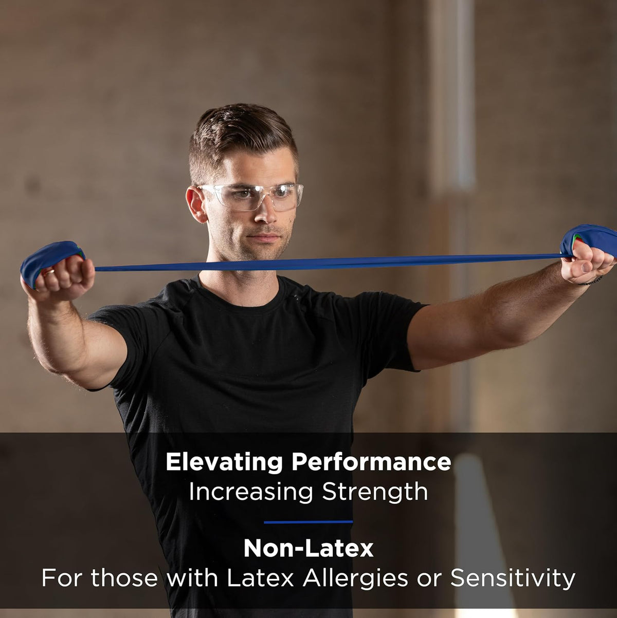Resistance Bands Set, Elastic Bands for Exercise & Physical Therapy, Strength Training for Upper & Lower Body Fitness