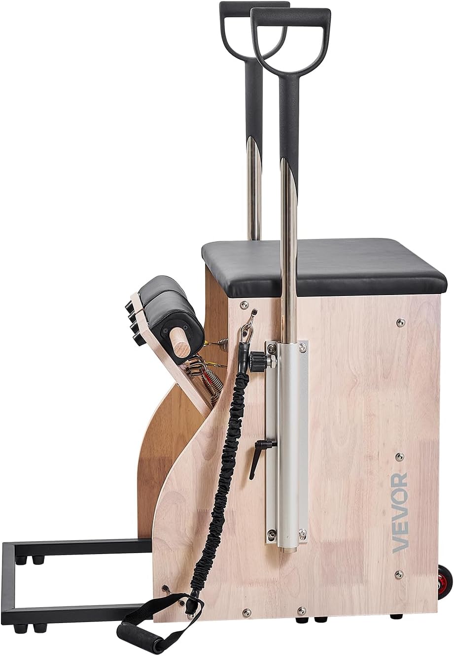 Pilates Reformer Foldable, Suitable for Intermediate and Beginners Users, Pilates Equipment for Home Gym Studio Use with 4 Adjustable Resistance Spring, Up to 400 LBS