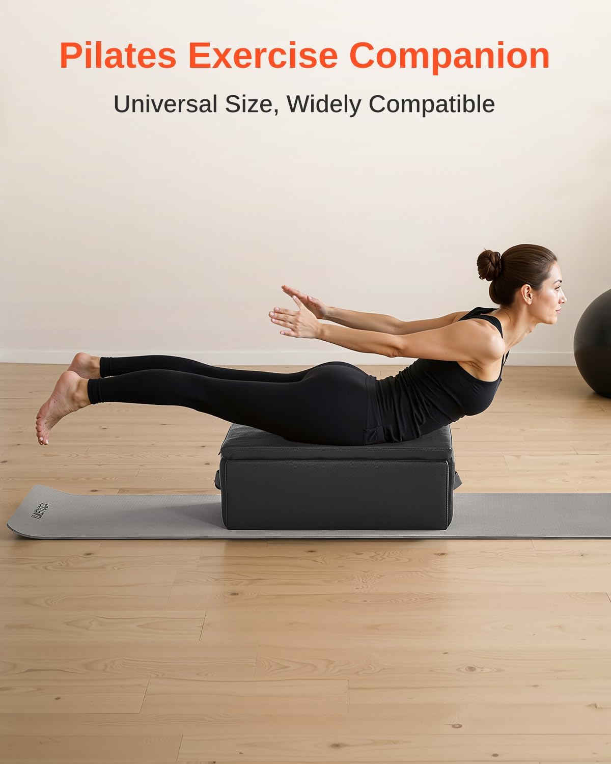Pilates Reformer Foldable, Suitable for Intermediate and Beginners Users, Pilates Equipment for Home Gym Studio Use with 4 Adjustable Resistance Spring, Up to 400 LBS