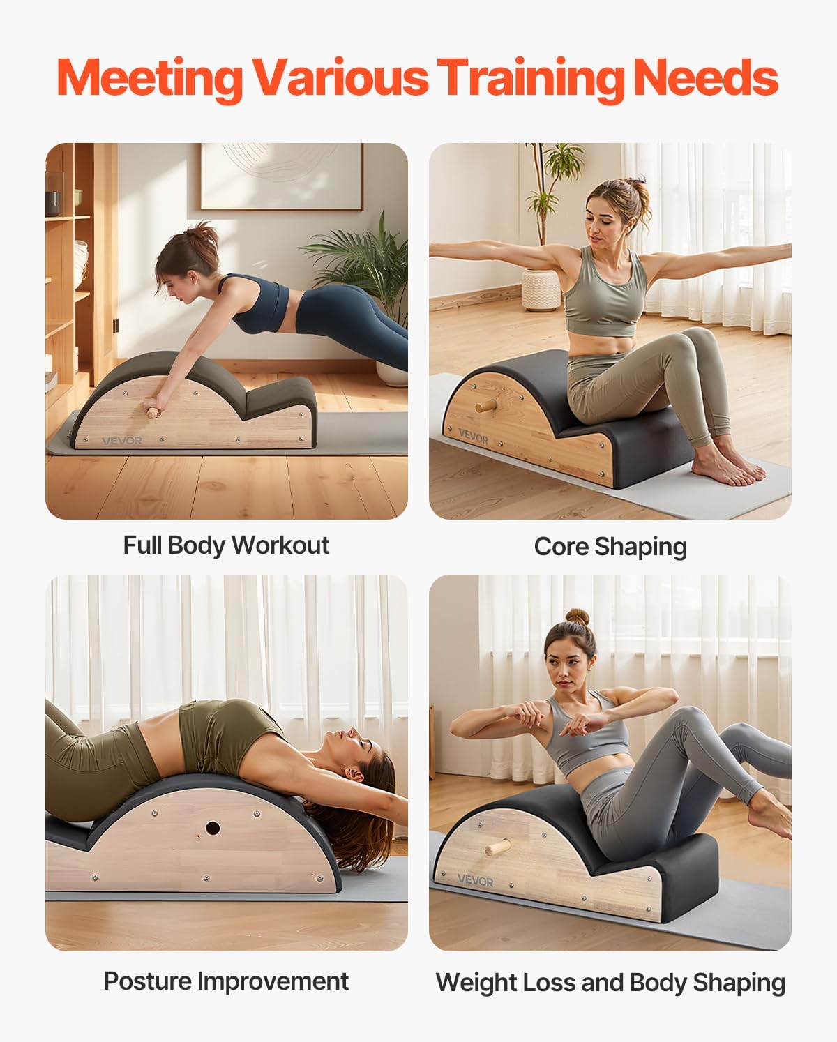 Pilates Reformer Foldable, Suitable for Intermediate and Beginners Users, Pilates Equipment for Home Gym Studio Use with 4 Adjustable Resistance Spring, Up to 400 LBS