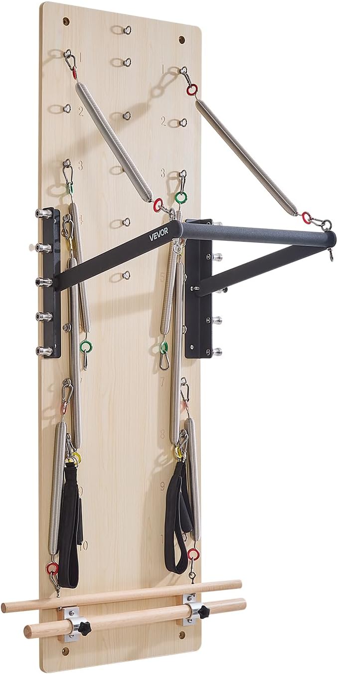 Pilates Reformer Foldable, Suitable for Intermediate and Beginners Users, Pilates Equipment for Home Gym Studio Use with 4 Adjustable Resistance Spring, Up to 400 LBS