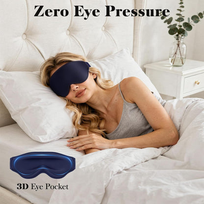 3D Eye Mask Sleep Mask for Men & Women, Black