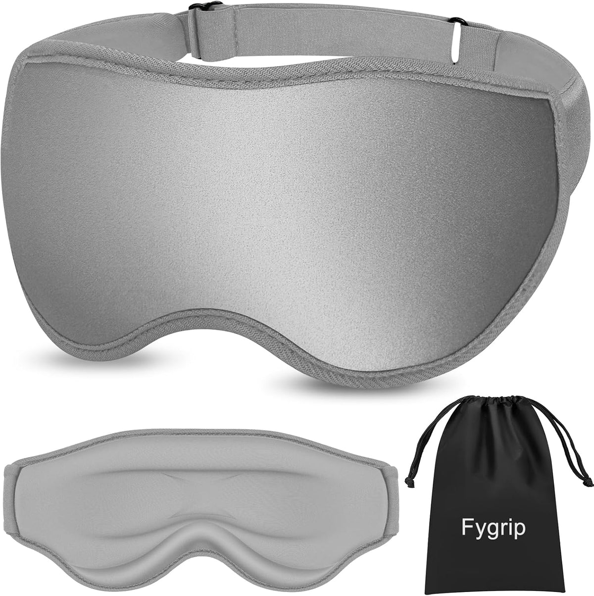3D Eye Mask Sleep Mask for Men & Women, Black
