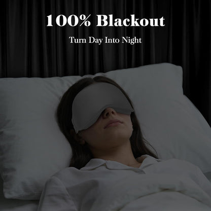 3D Eye Mask Sleep Mask for Men & Women, Black