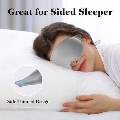 3D Eye Mask Sleep Mask for Men & Women, Black