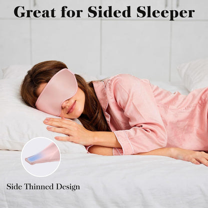 3D Eye Mask Sleep Mask for Men & Women, Black