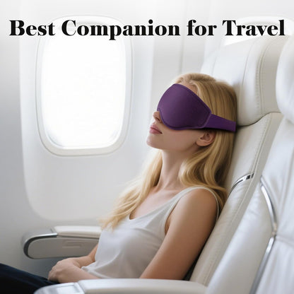 3D Eye Mask Sleep Mask for Men & Women, Black