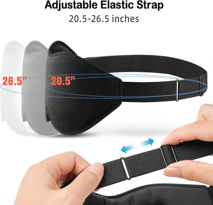 Sleep Mask for Side Sleeper Women Men, Eye Mask for Sleeping
