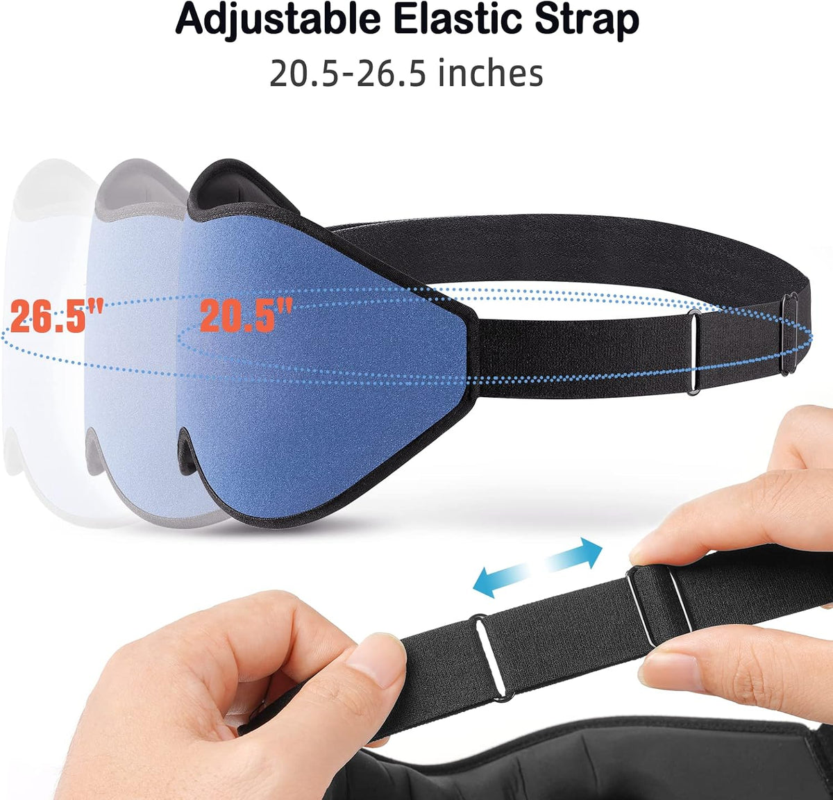 Sleep Mask for Side Sleeper Women Men, Eye Mask for Sleeping