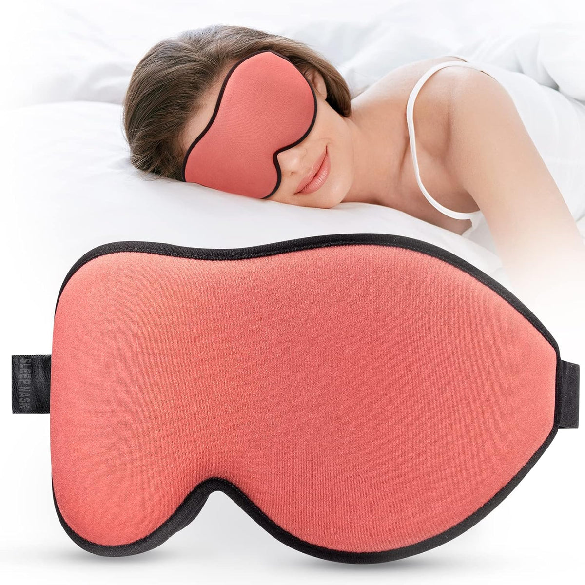 Sleep Mask for Side Sleeper Women Men, Eye Mask for Sleeping
