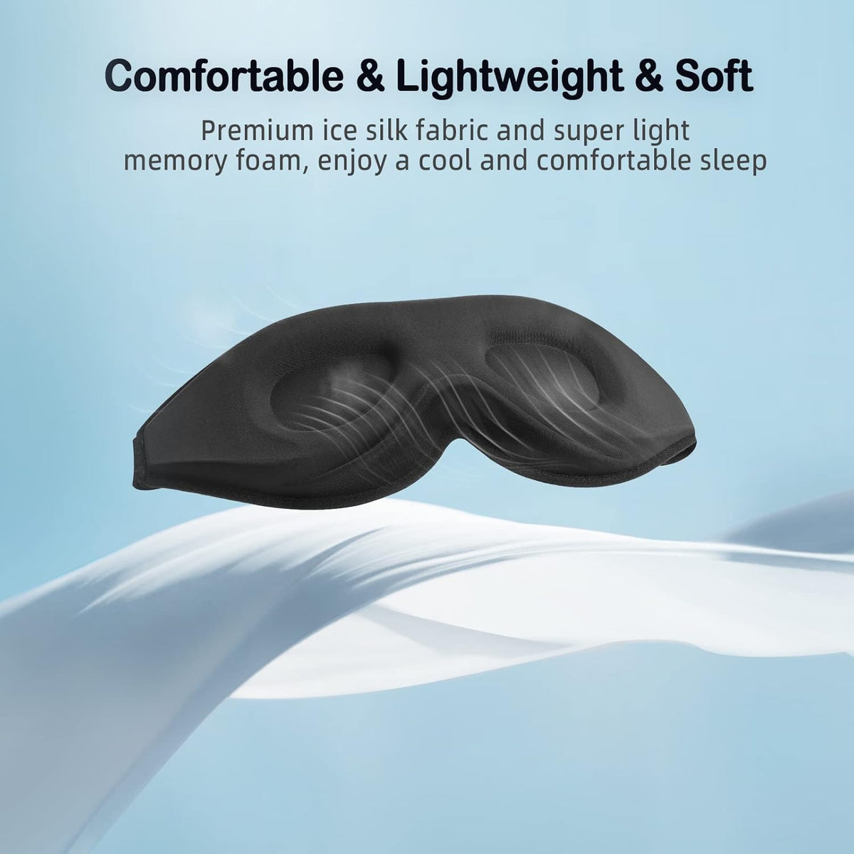 Sleep Mask for Side Sleeper Women Men, Eye Mask for Sleeping