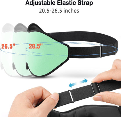 Sleep Mask for Side Sleeper Women Men, Eye Mask for Sleeping