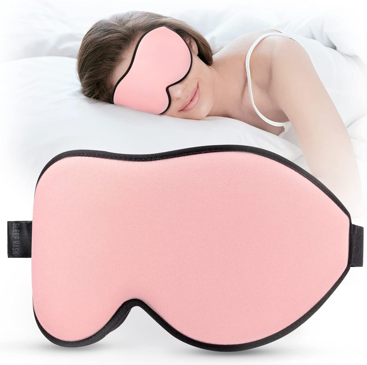 Sleep Mask for Side Sleeper Women Men, Eye Mask for Sleeping