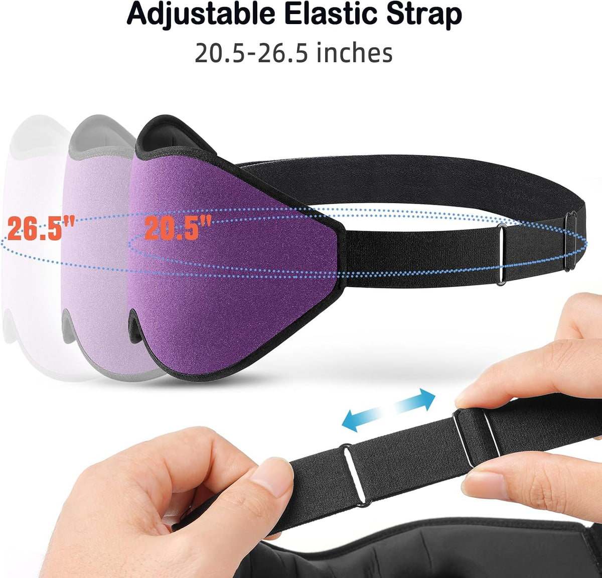 Sleep Mask for Side Sleeper Women Men, Eye Mask for Sleeping