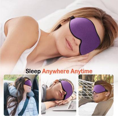 Sleep Mask for Side Sleeper Women Men, Eye Mask for Sleeping