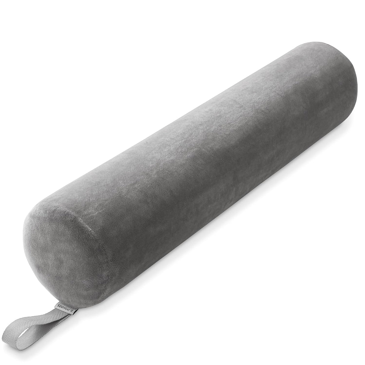 Full Round Massage Table Bolster Pillow Pad - 26 x 6 Inch - Black