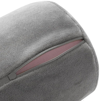 Full Round Massage Table Bolster Pillow Pad - 26 x 6 Inch - Black
