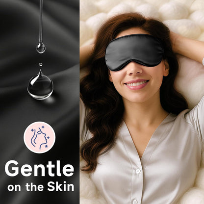 Sleep Mask 100% Pure Mulberry Silk, 22 Momme Eye Masks for Sleep