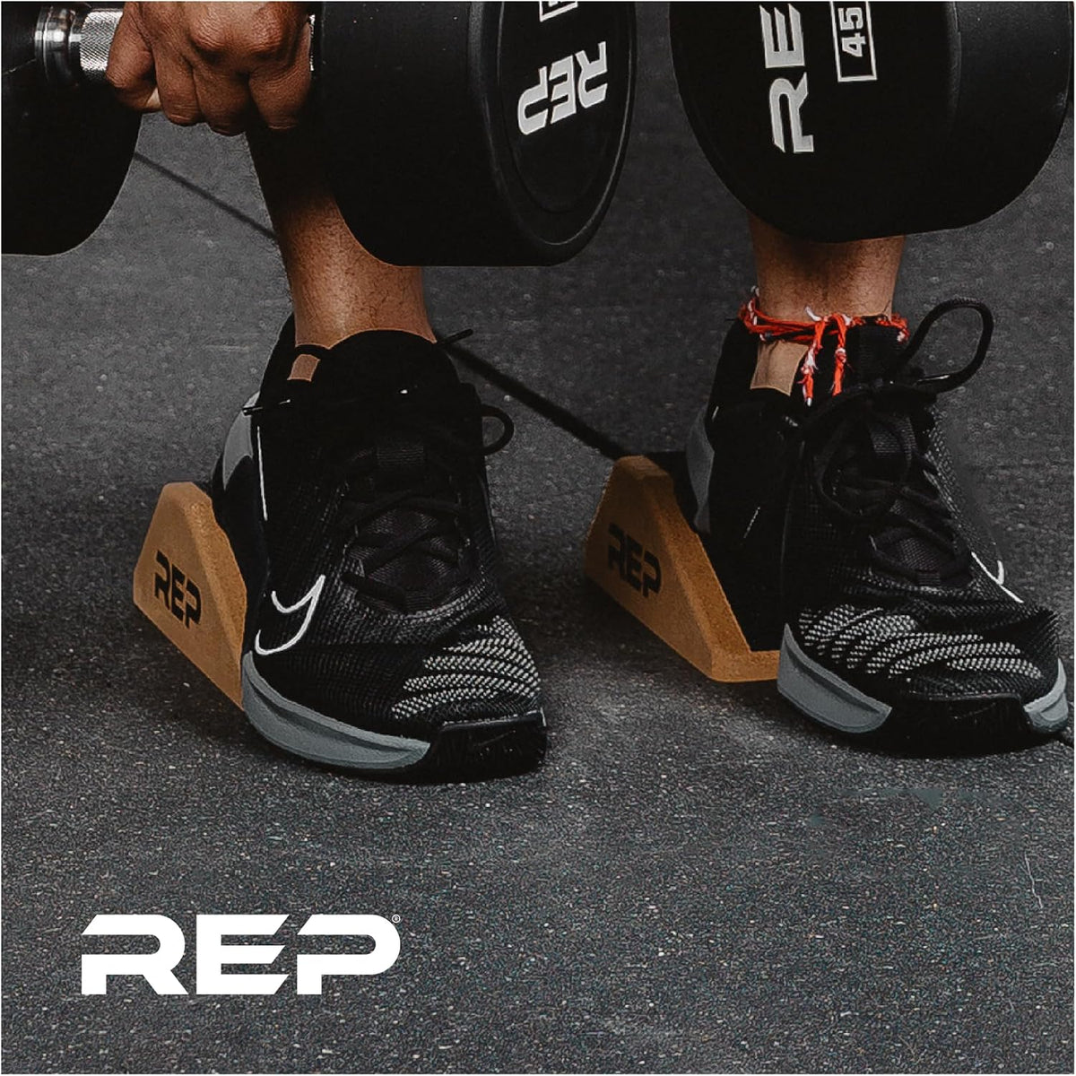 Cork Squat Wedge, Blocks for Weight Lifting, Yoga, Stretching, Exercise and Calf Therapy, Raised Heel Support, Non Slip, Workout Equipment for Home and Commercial Gym Training
