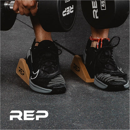 Cork Squat Wedge, Blocks for Weight Lifting, Yoga, Stretching, Exercise and Calf Therapy, Raised Heel Support, Non Slip, Workout Equipment for Home and Commercial Gym Training