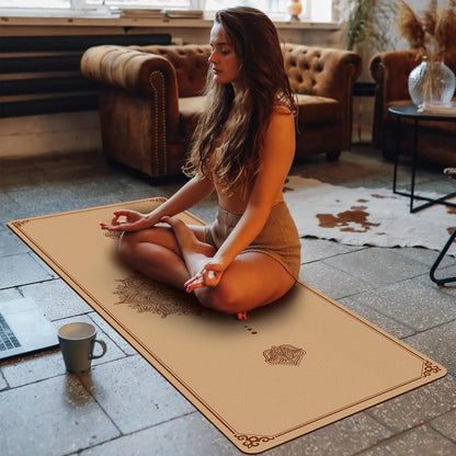 Premium Cork Thick Yoga Mat Non Slip for Gym Exercise & Fitness