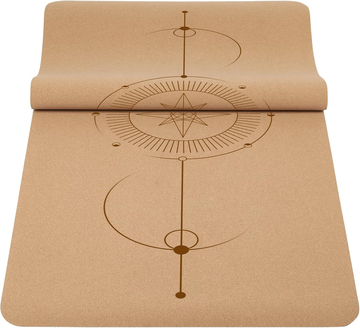 Premium Cork Thick Yoga Mat Non Slip for Gym Exercise & Fitness