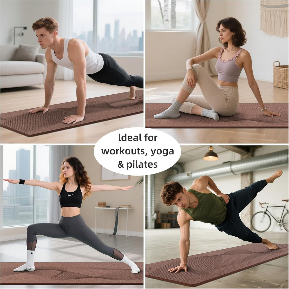 Exercise Mat 72''x25''×0.3''(8MM)