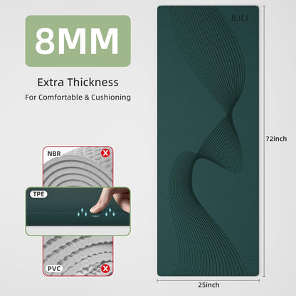 Exercise Mat 72''x25''×0.3''(8MM)