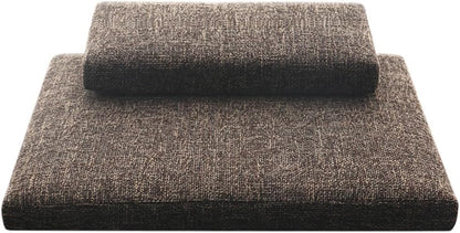 Portable Foldable Meditation Cushion Mat Set with Washable Cotton Linen Cover, Larger Yoga Mat Bolster Floor Pillows Seating for Adults Meditation Accessories coffee1-60CM