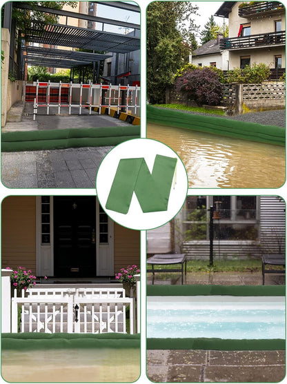 4pcs 6ft Long Thickened Canvas Sand Bags for Flooding with Elastic Band