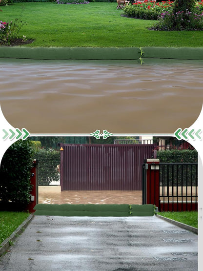 4pcs 6ft Long Thickened Canvas Sand Bags for Flooding with Elastic Band